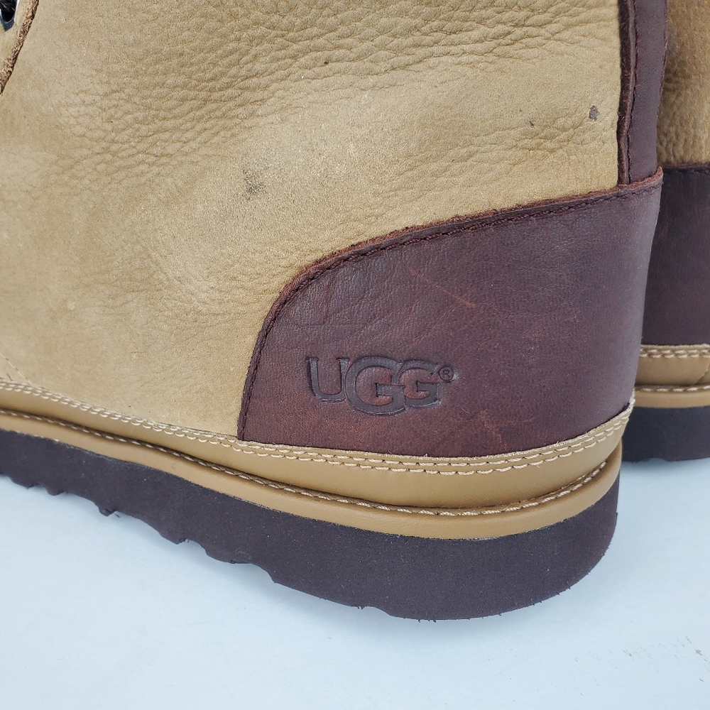 UGG Men Harkley Desert Sand Waterproof Leather - Picture 5 of 12